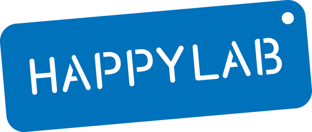 [Translate to English:] logo von happy lab makerspace