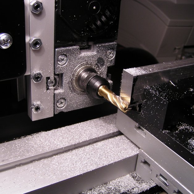 milling project with aluminium
