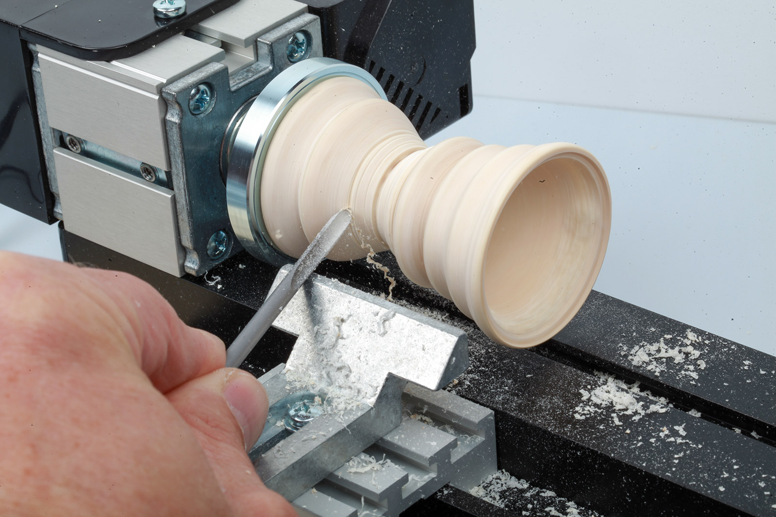UNIMAT MetalLine Drechselbank in Aktion